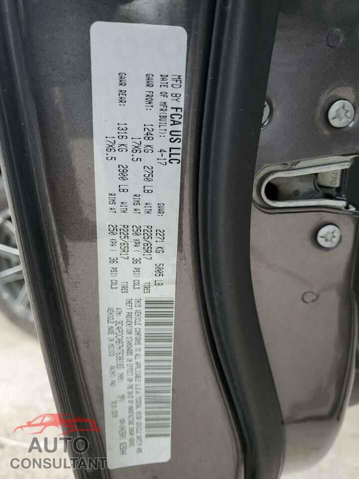 DODGE JOURNEY 2017 - 3C4PDCAB7HT638183