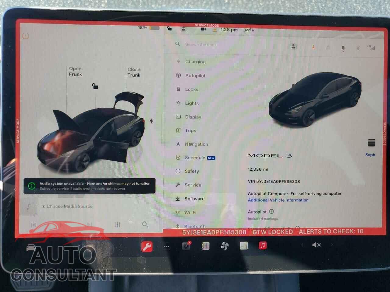 TESLA MODEL 3 2023 - 5YJ3E1EA0PF585308