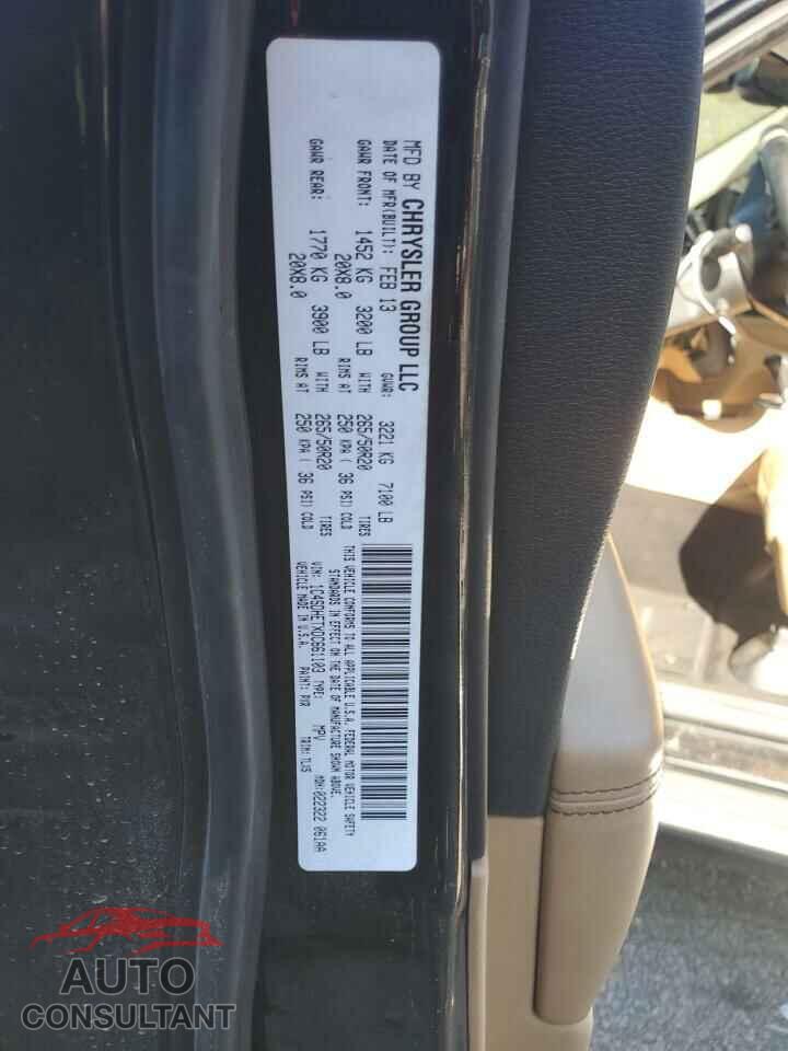 DODGE DURANGO 2013 - 1C4SDHETXDC661103