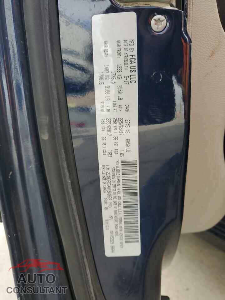 DODGE CARAVAN 2017 - 2C4RDGCGXHR801632