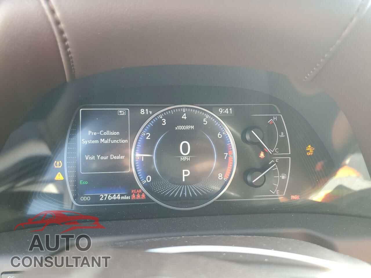 LEXUS ES350 2019 - 58ABZ1B17KU046502