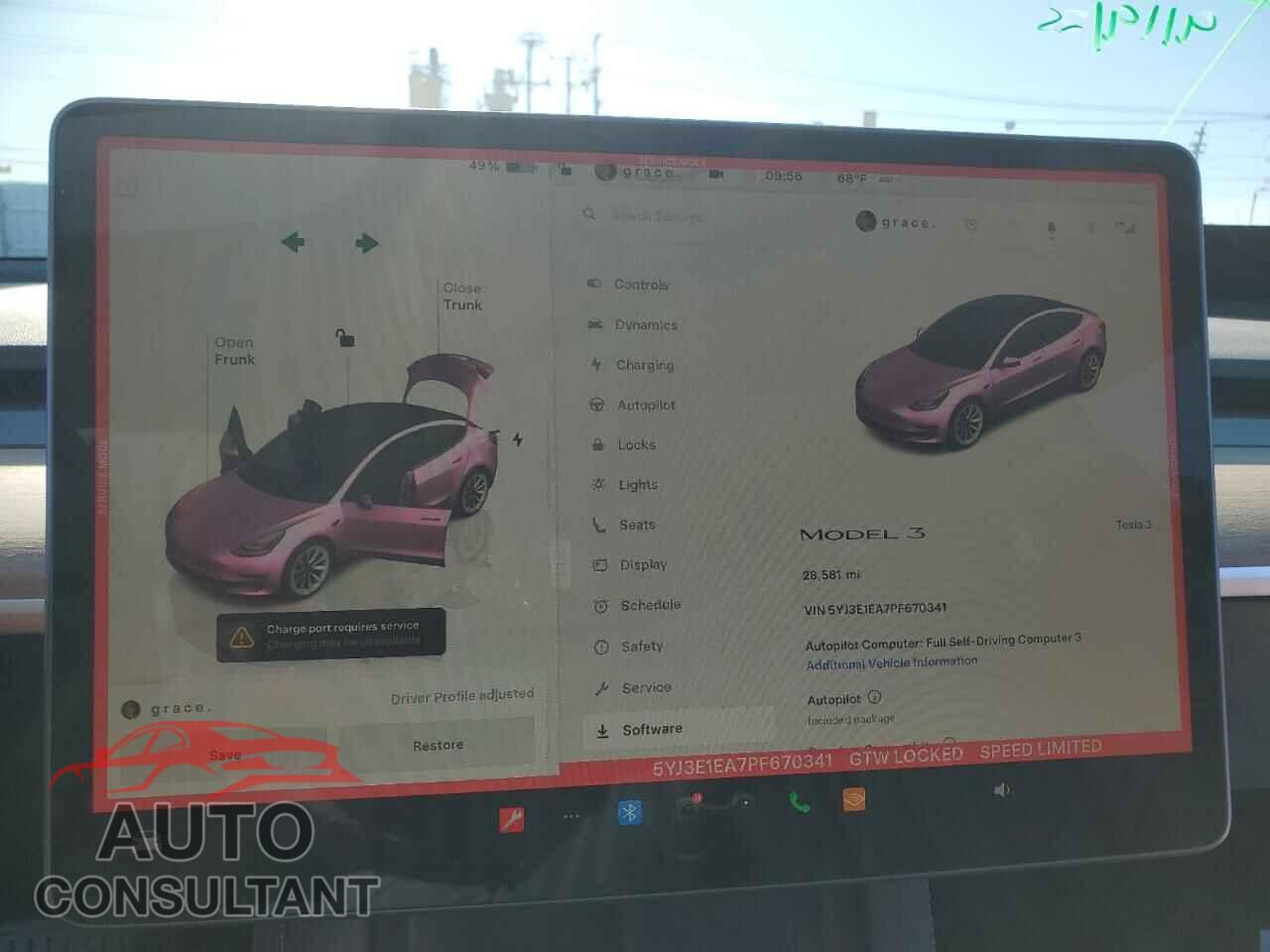 TESLA MODEL 3 2023 - 5YJ3E1EA7PF670341