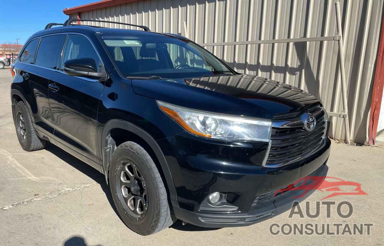 TOYOTA HIGHLANDER 2015 - 5TDJKRFH9FS208657