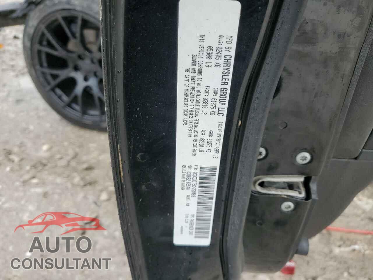DODGE CHARGER 2012 - 2C3CDXCT5CH239483