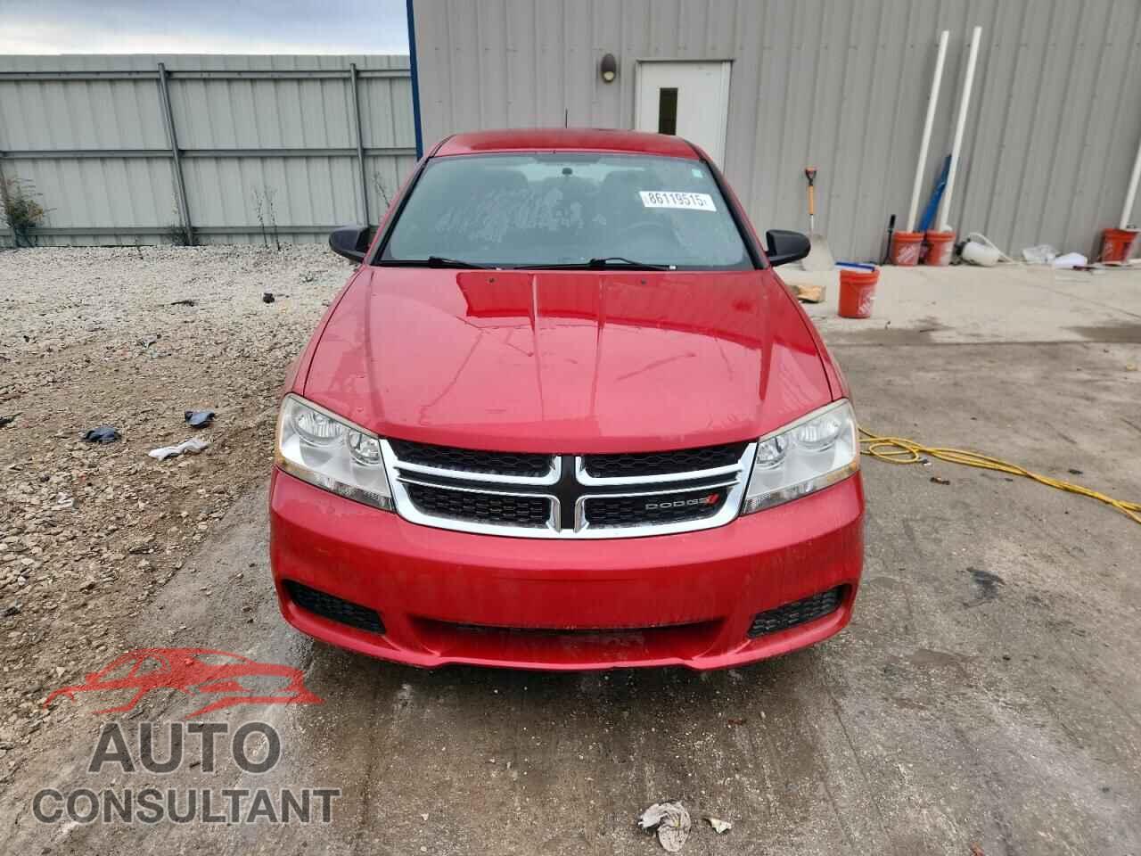 DODGE AVENGER 2013 - 1C3CDZAB2DN742421