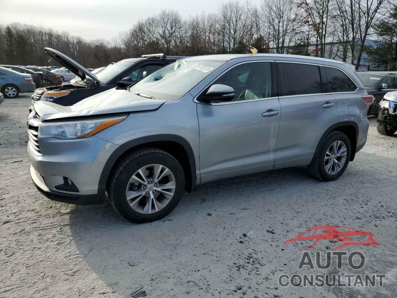 TOYOTA HIGHLANDER 2015 - 5TDJKRFH6FS192742