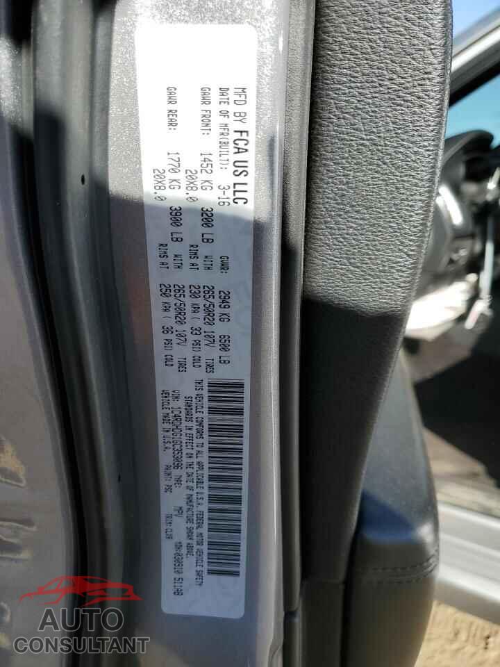 DODGE DURANGO 2016 - 1C4RDHDG1GC353096
