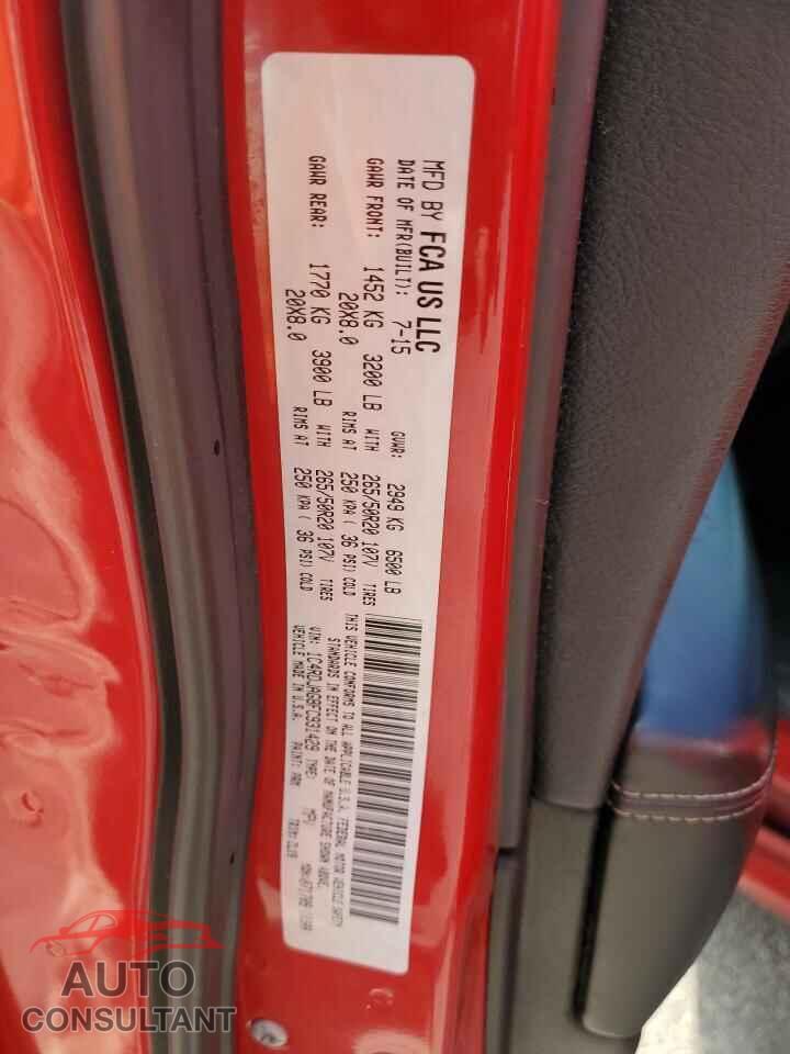 DODGE DURANGO 2015 - 1C4RDJAG8FC931429