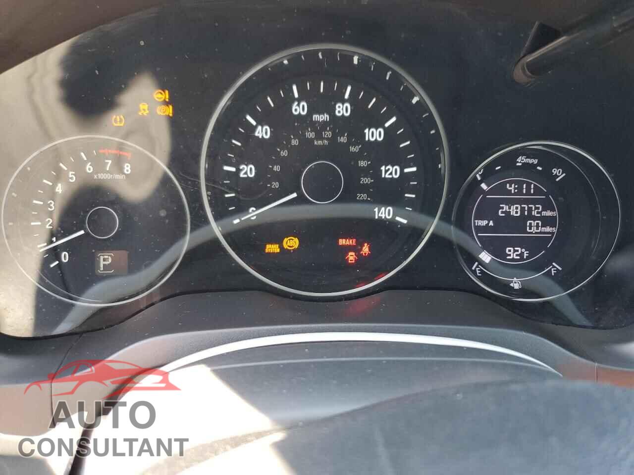 HONDA HR-V 2016 - 3CZRU6H79GM701590