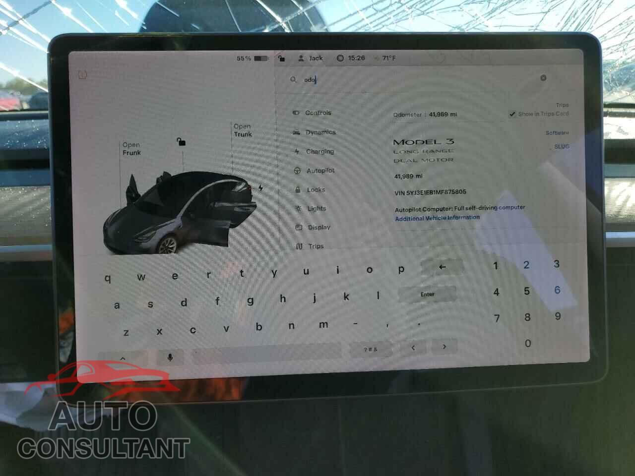 TESLA MODEL 3 2021 - 5YJ3E1EB1MF875805