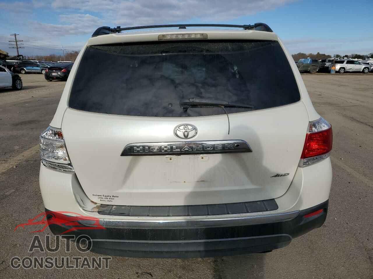 TOYOTA HIGHLANDER 2012 - 5TDDK3EH8CS124854