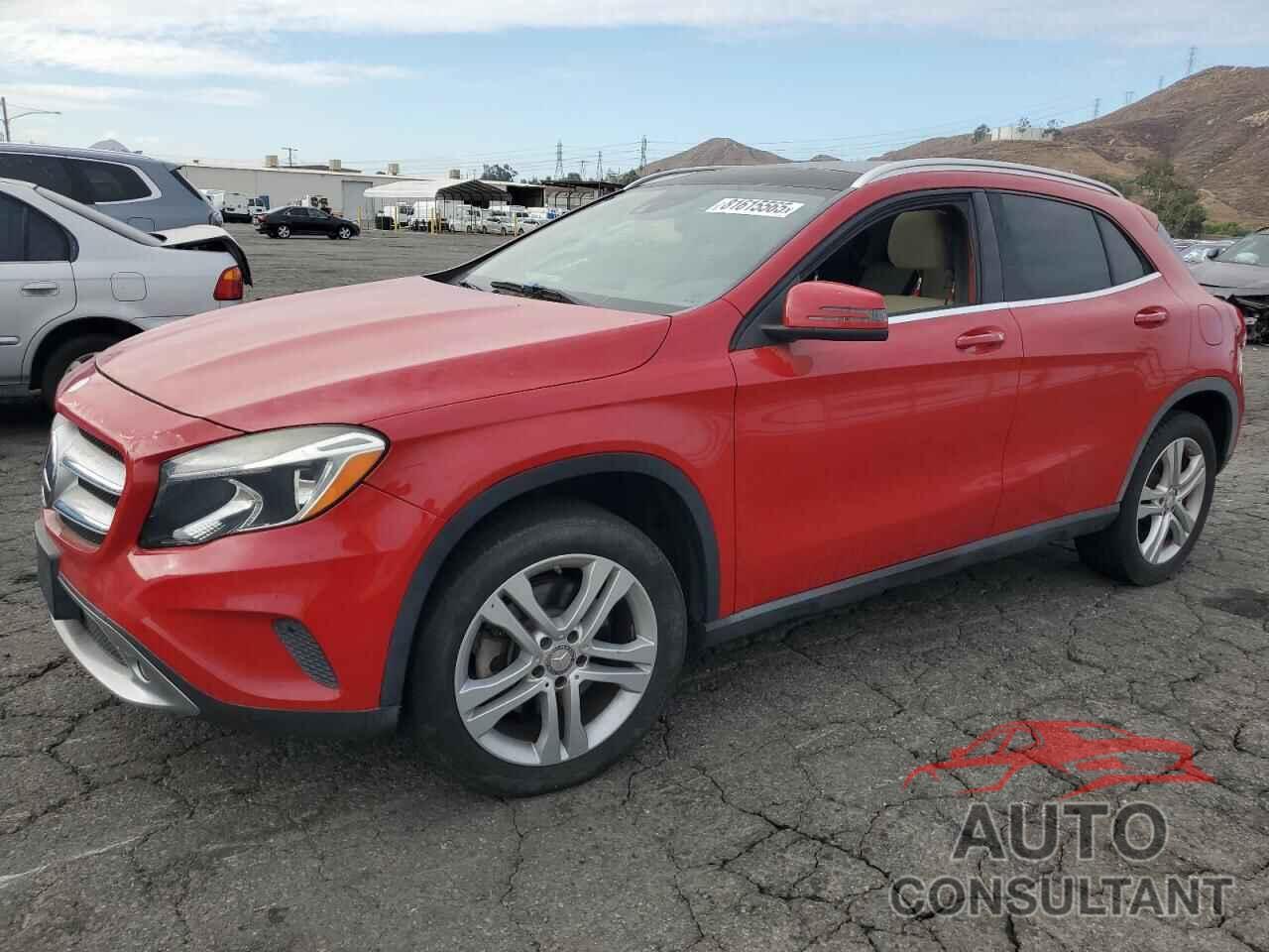 MERCEDES-BENZ GLA-CLASS 2015 - WDCTG4GB4FJ061632