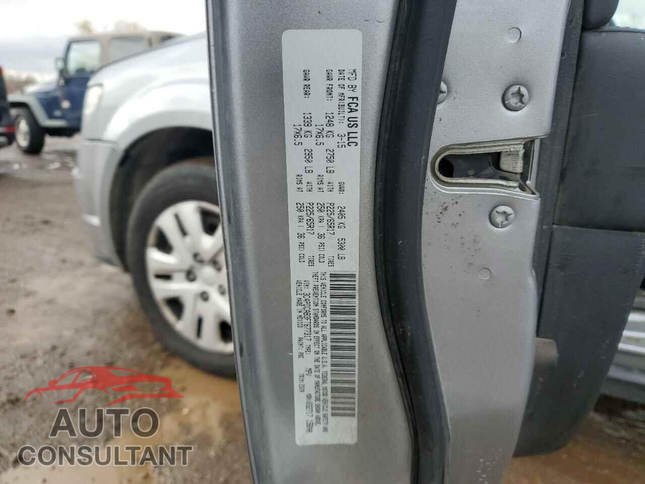 DODGE JOURNEY 2015 - 3C4PDCAB3FT677317