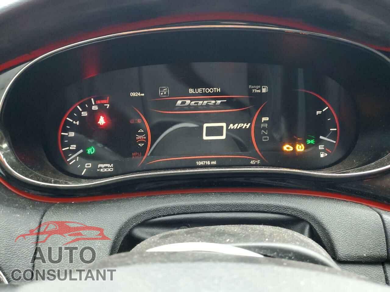 DODGE DART 2015 - 1C3CDFEB2FD200365