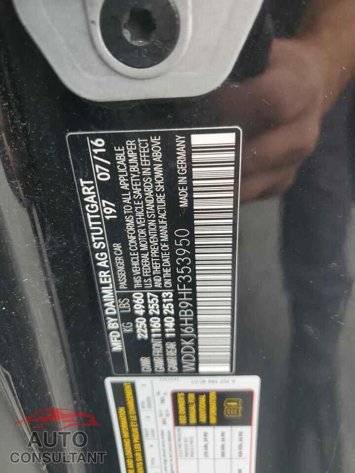 MERCEDES-BENZ E-CLASS 2017 - WDDKJ6HB9HF353950