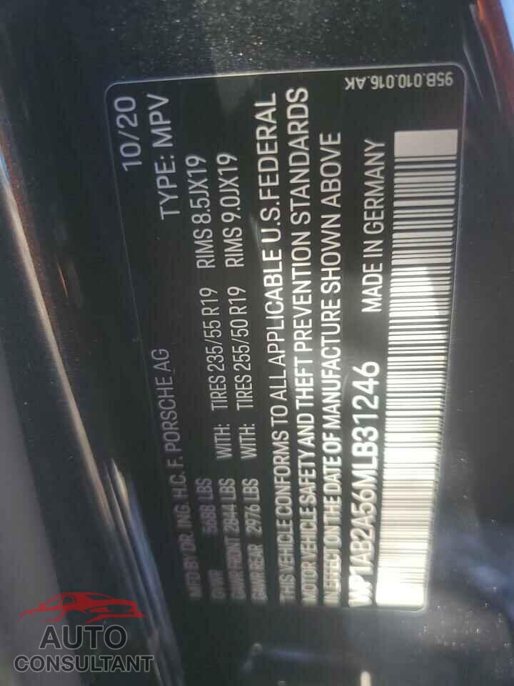 PORSCHE MACAN 2021 - WP1AB2A56MLB31246