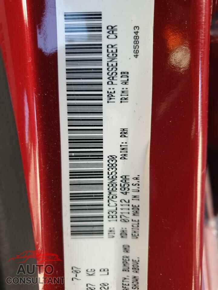 DODGE CHALLENGER 2019 - 2C3CDZAG8KH746765