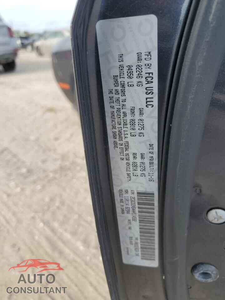 DODGE CHALLENGER 2017 - 2C3CDZAG4HH514592