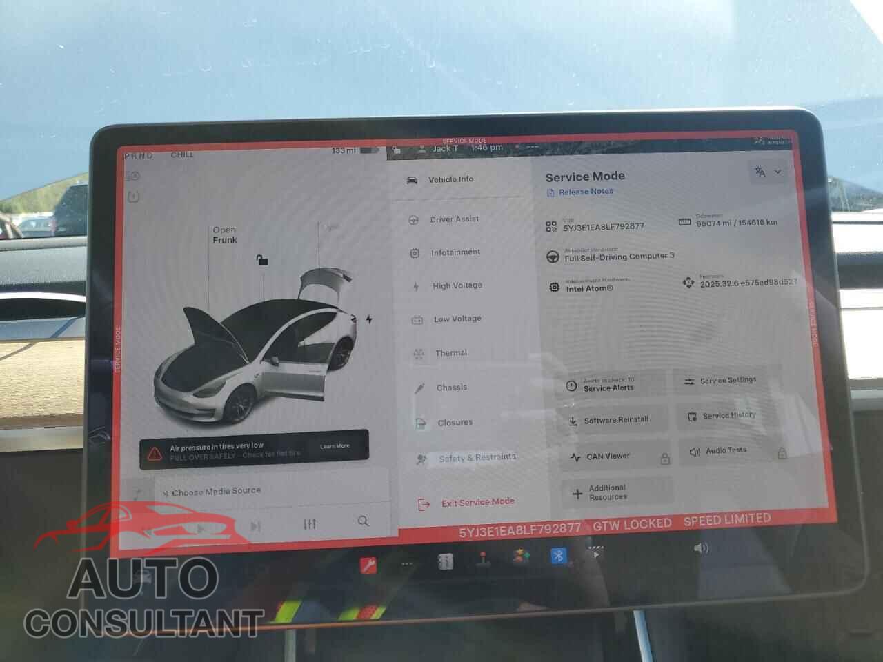 TESLA MODEL 3 2020 - 5YJ3E1EA8LF792877