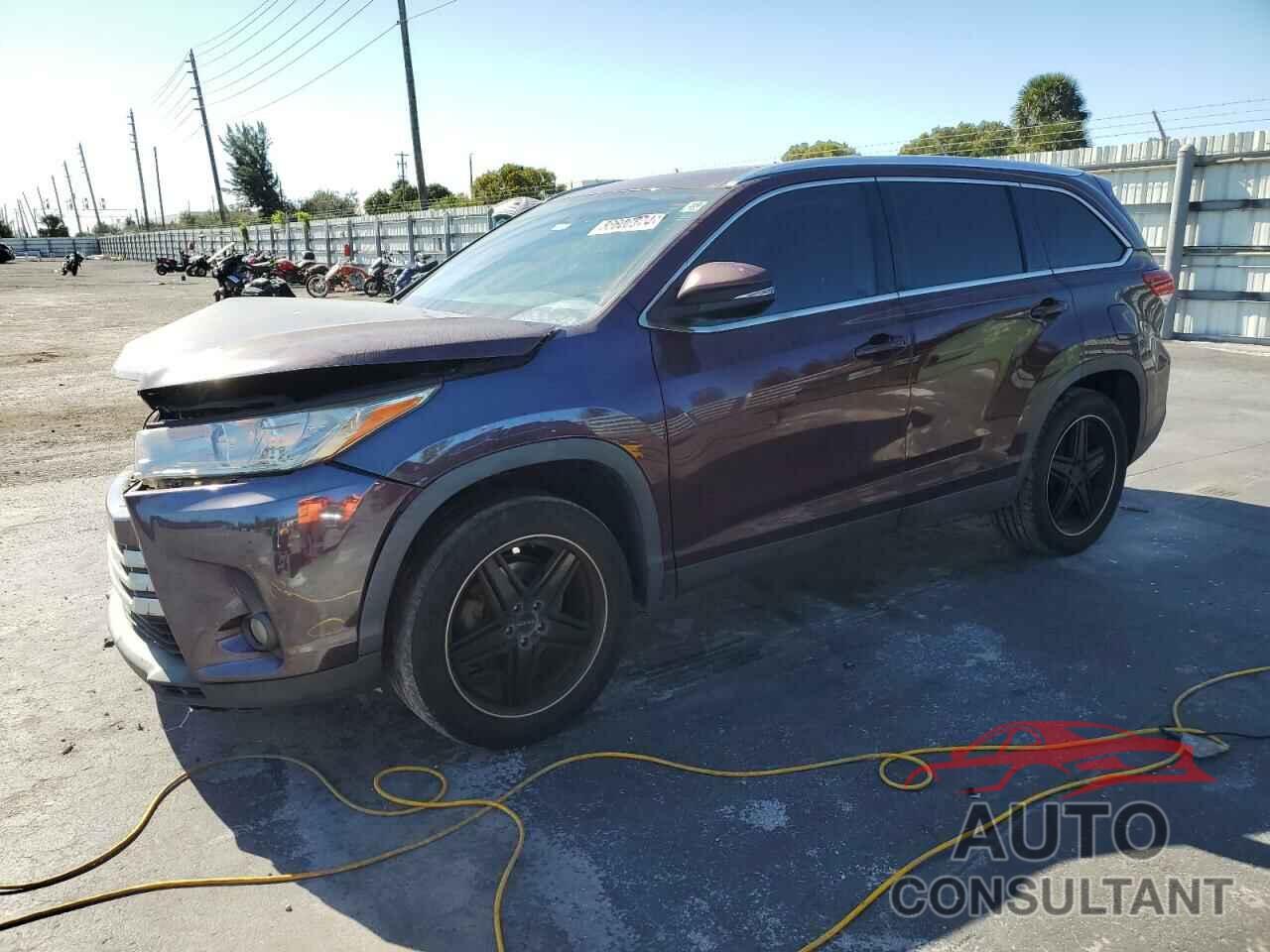 TOYOTA HIGHLANDER 2019 - 5TDKZRFHXKS339168