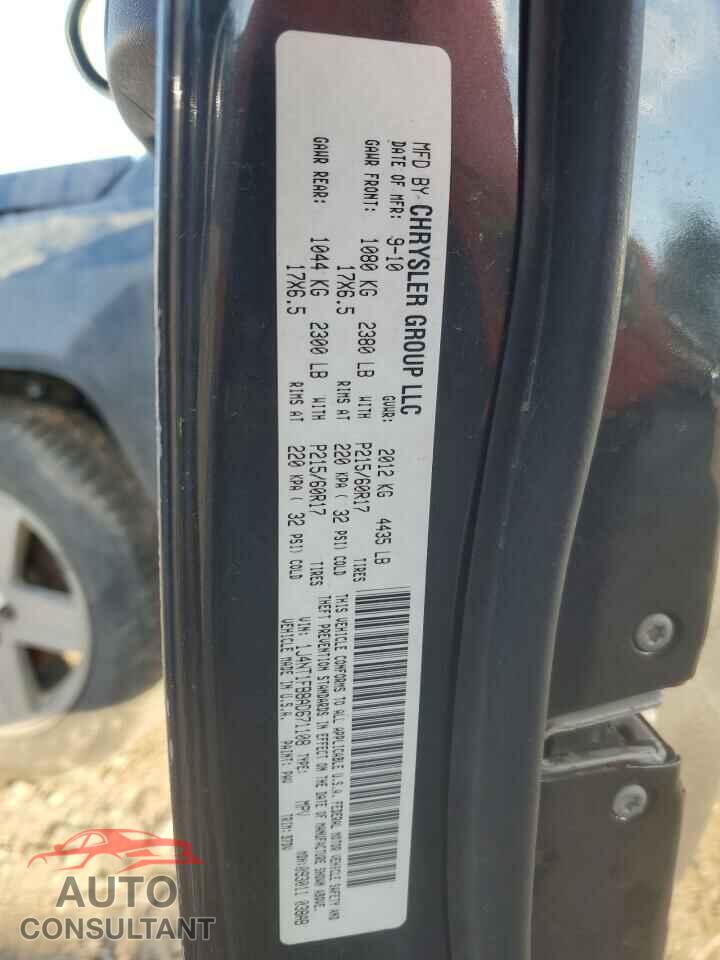 JEEP COMPASS 2010 - 1J4NT1FB8AD671108