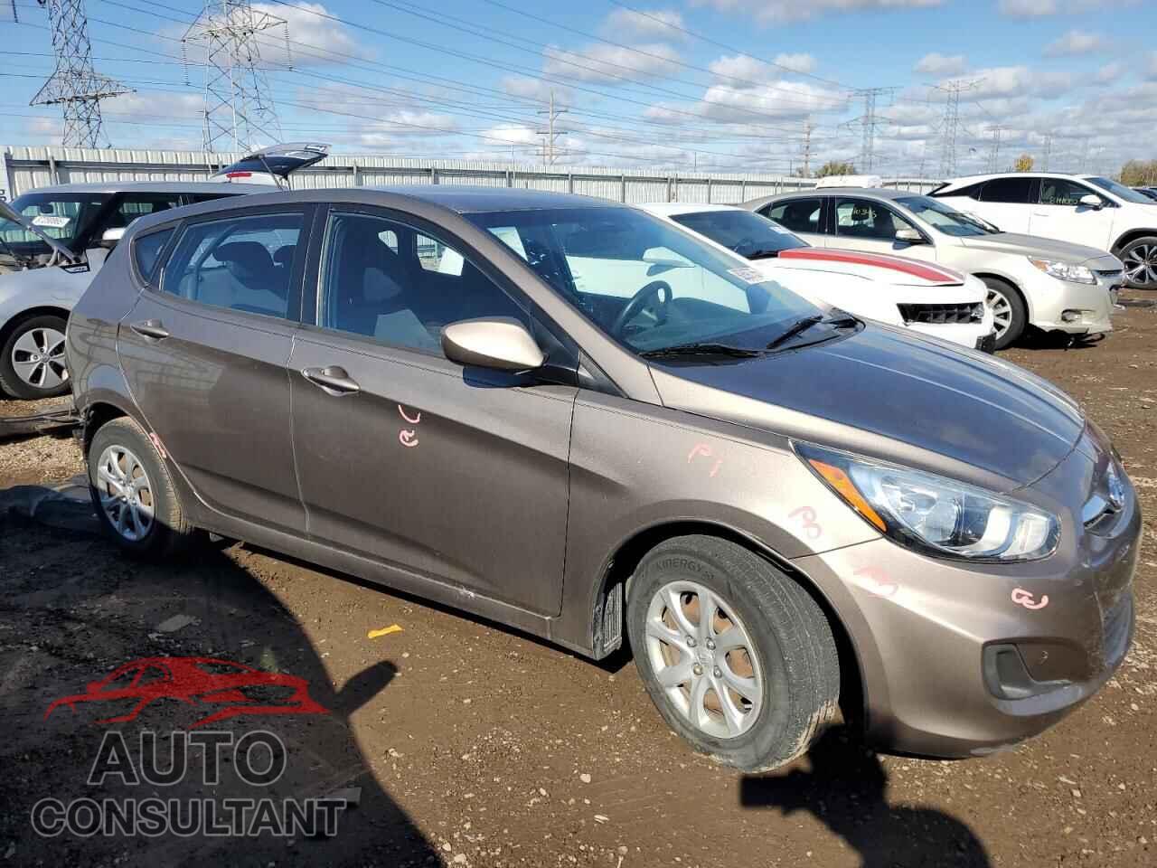 HYUNDAI ACCENT 2014 - KMHCT5AE6EU182360