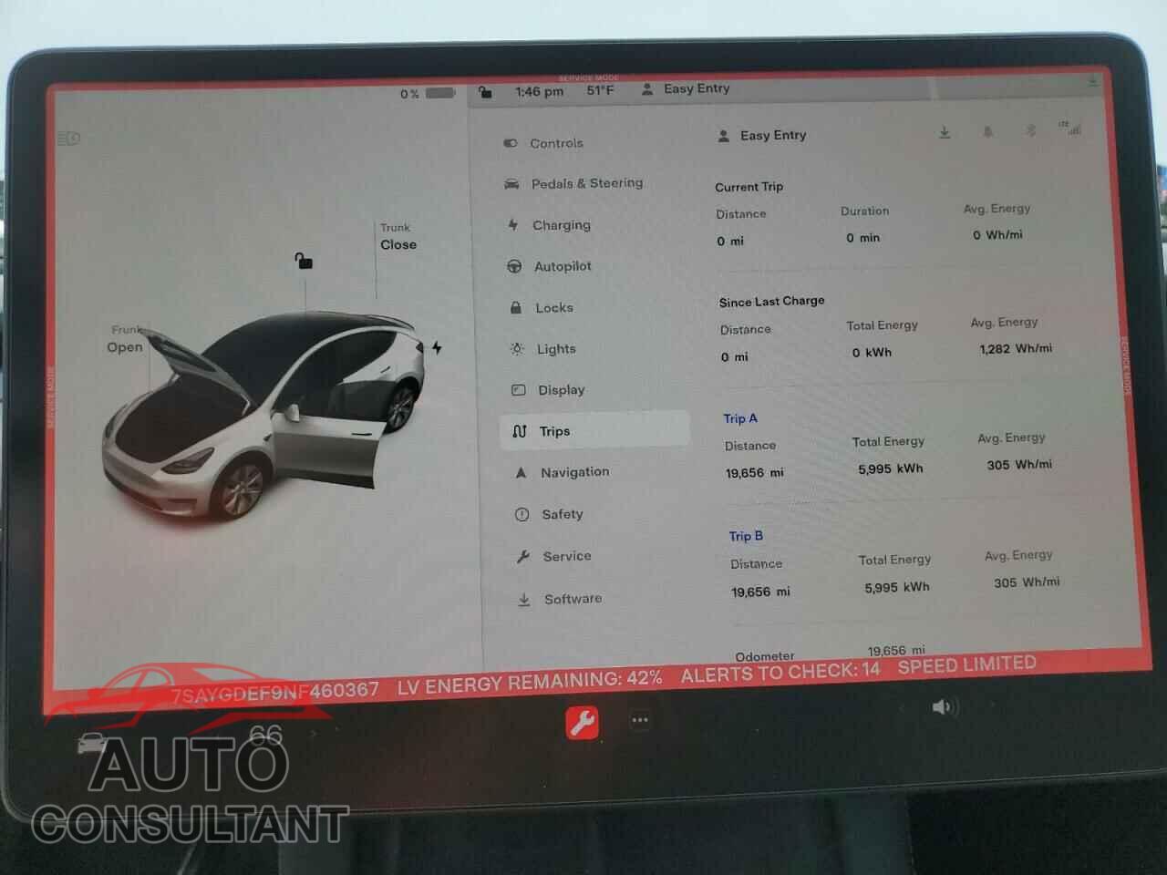 TESLA MODEL Y 2022 - 7SAYGDEF9NF460367