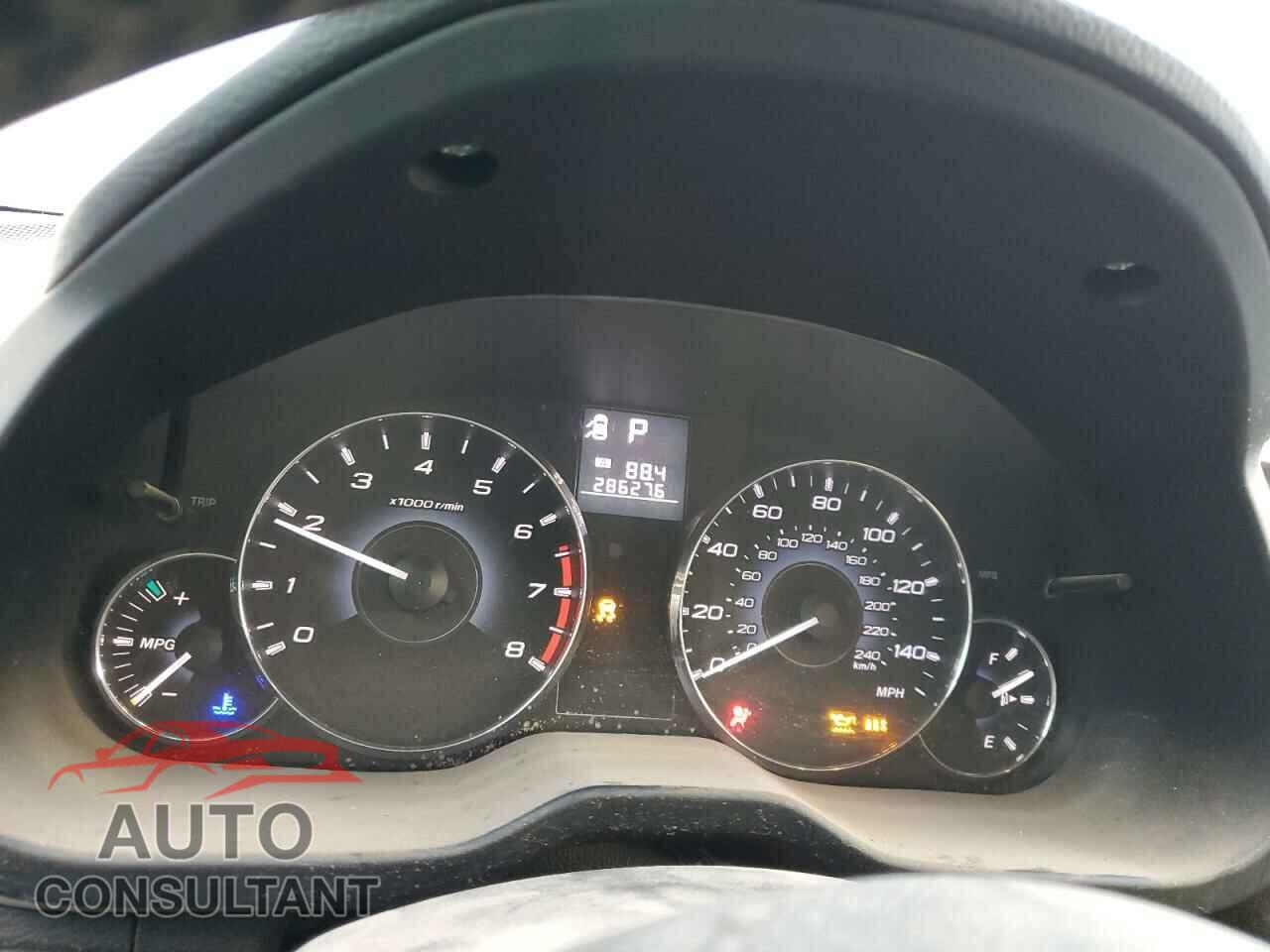 SUBARU OUTBACK 2012 - 4S4BRBGC6C3245698