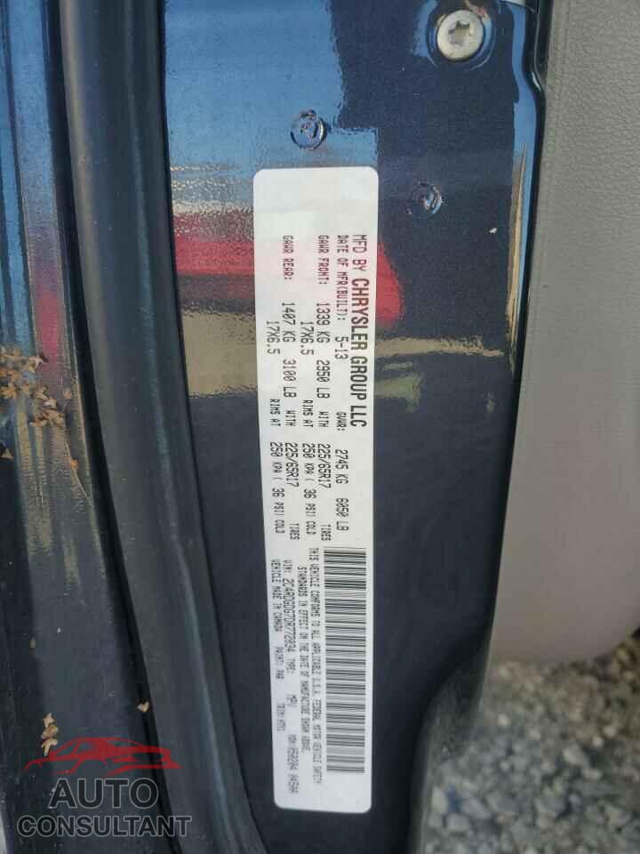 DODGE CARAVAN 2013 - 2C4RDGDG7DR772034
