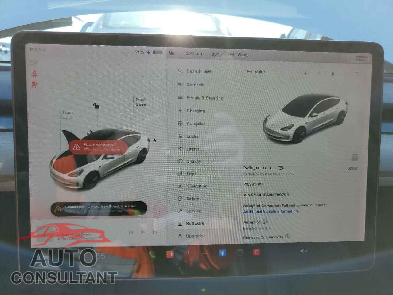 TESLA MODEL 3 2021 - 5YJ3E1EA9MF907911