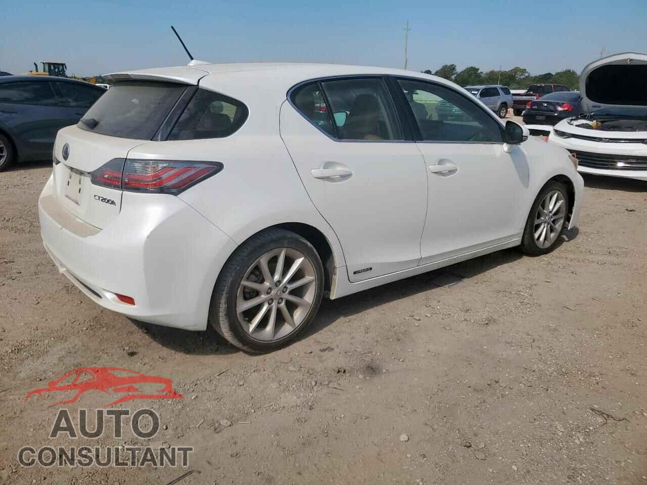 LEXUS CT 200 2012 - JTHKD5BH6C2116906