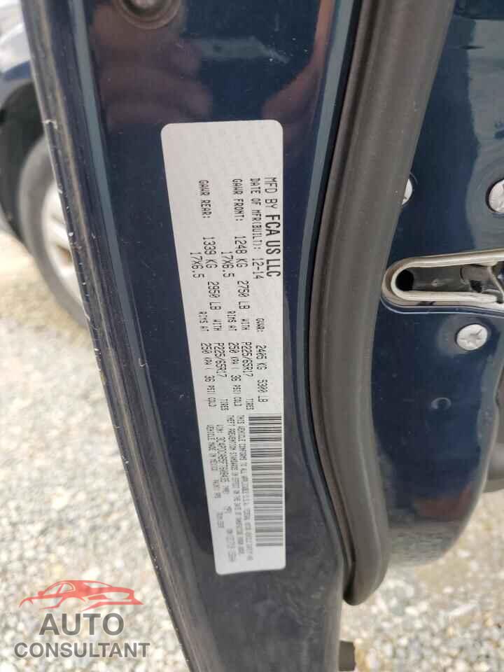 DODGE JOURNEY 2015 - 3C4PDCAB5FT608435