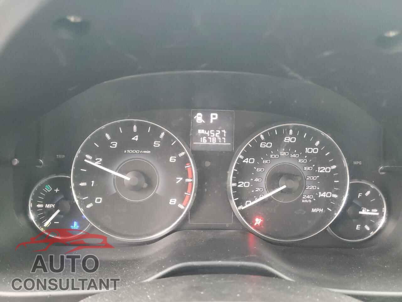 SUBARU OUTBACK 2012 - 4S4BRBLC6C3263379