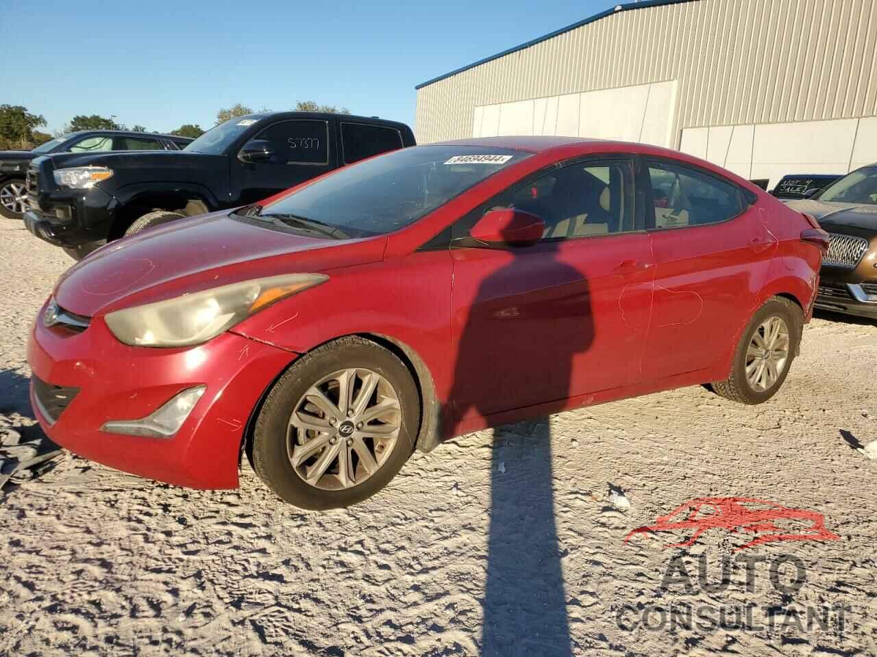 HYUNDAI ELANTRA 2014 - KMHDH4AE7EU143471