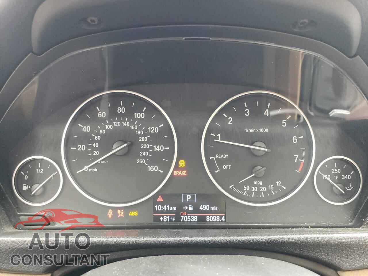 BMW 3 SERIES 2012 - WBA3C1C57CF431340