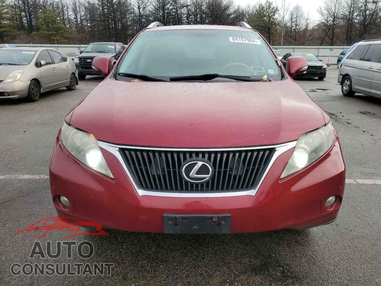 LEXUS RX350 2012 - 2T2BK1BA6CC138968