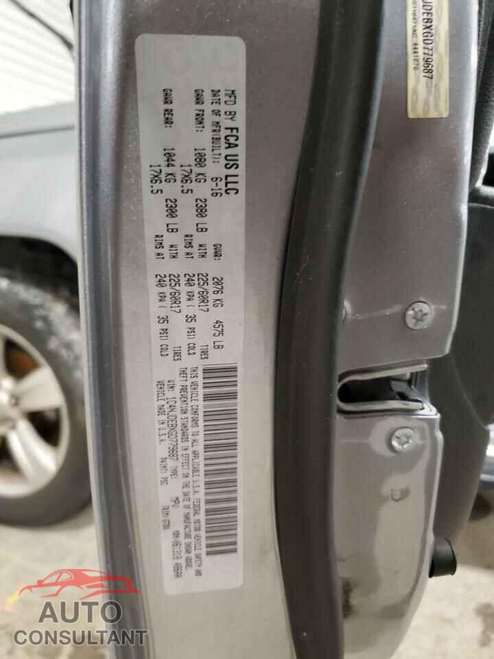 JEEP COMPASS 2016 - 1C4NJDEBXGD779687