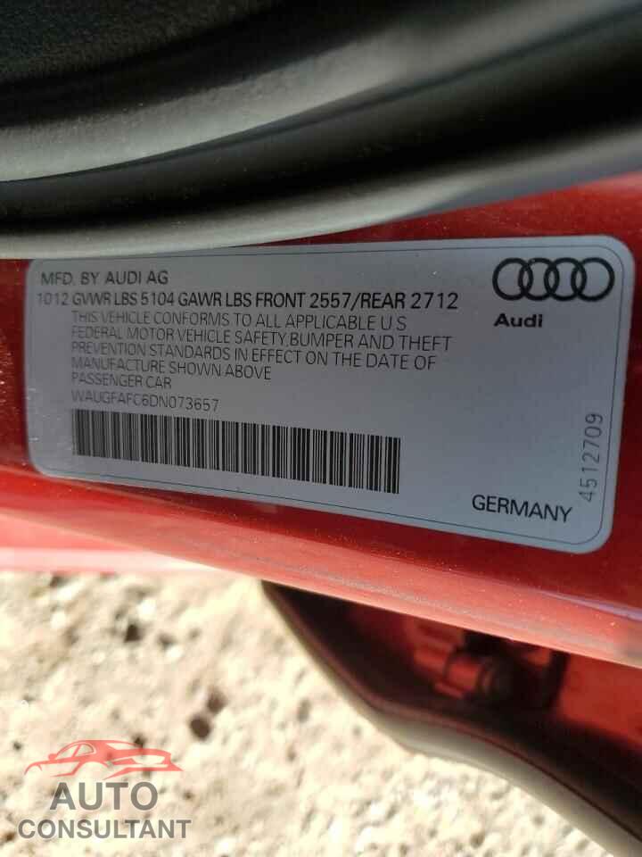AUDI A6 2013 - WAUGFAFC6DN073657