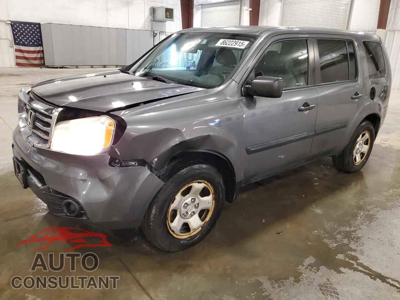 HONDA PILOT 2012 - 5FNYF4H2XCB039506