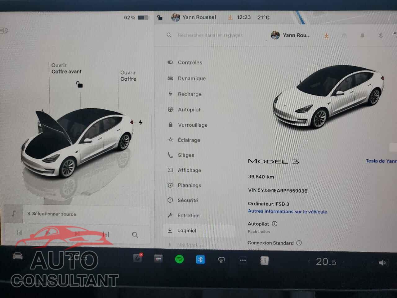 TESLA MODEL 3 2023 - 5YJ3E1EA9PF559936