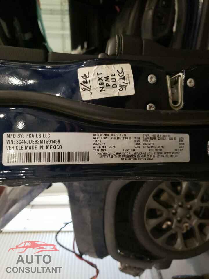 JEEP COMPASS 2021 - 3C4NJDEB2MT591459