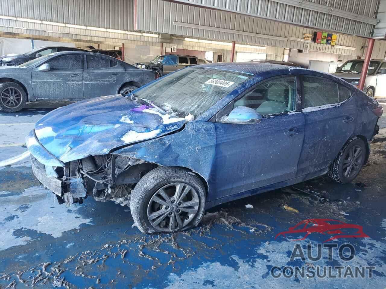HYUNDAI ELANTRA 2018 - KMHD84LF7JU659376