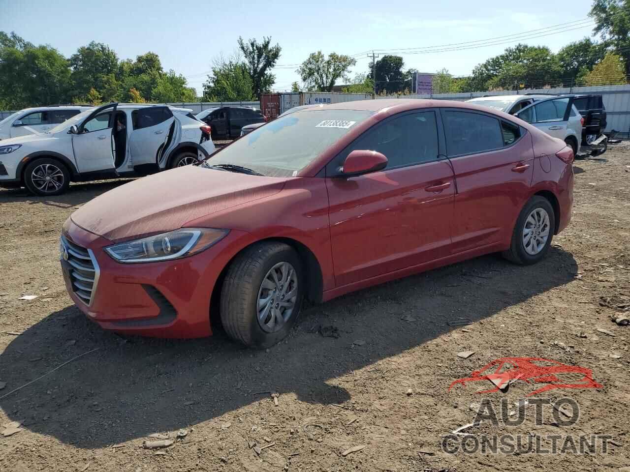 HYUNDAI ELANTRA 2017 - KMHD74LF2HU121455