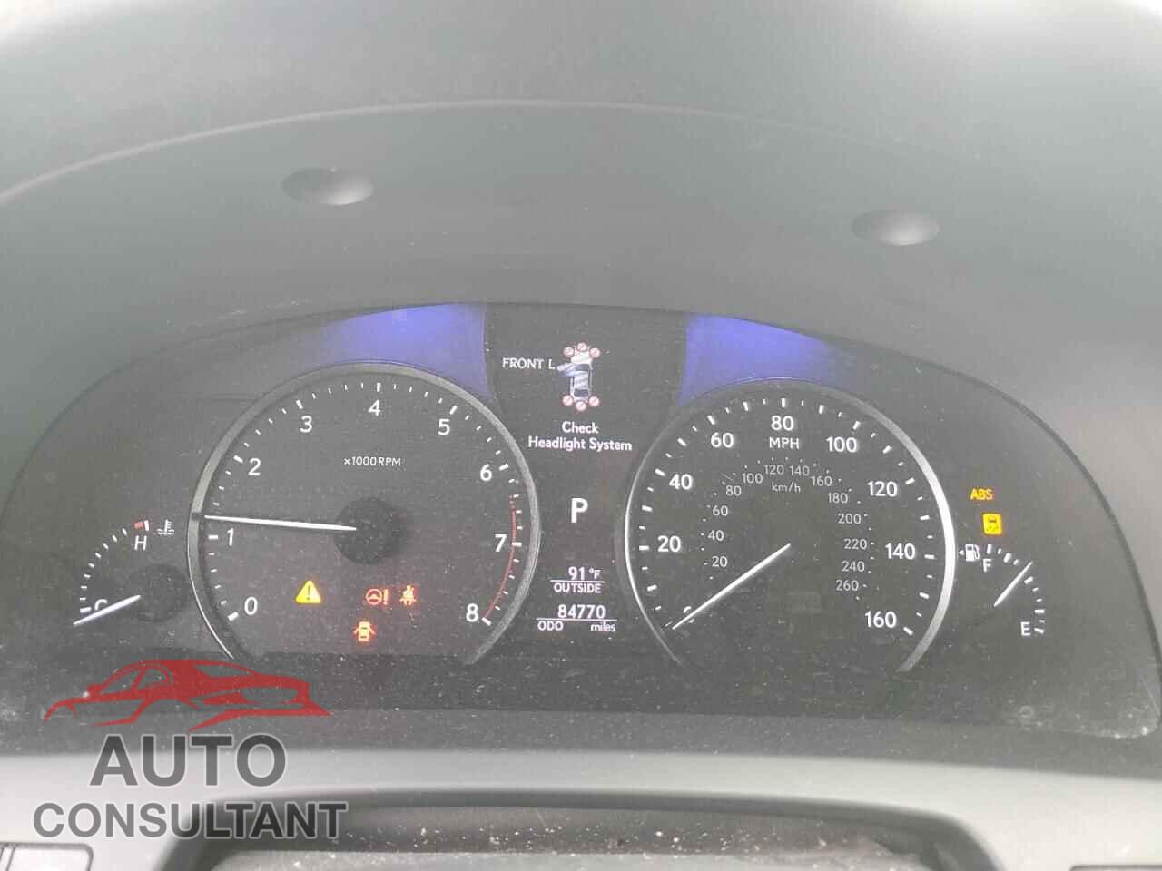 LEXUS LS460 2013 - JTHCL5EFXD5015790