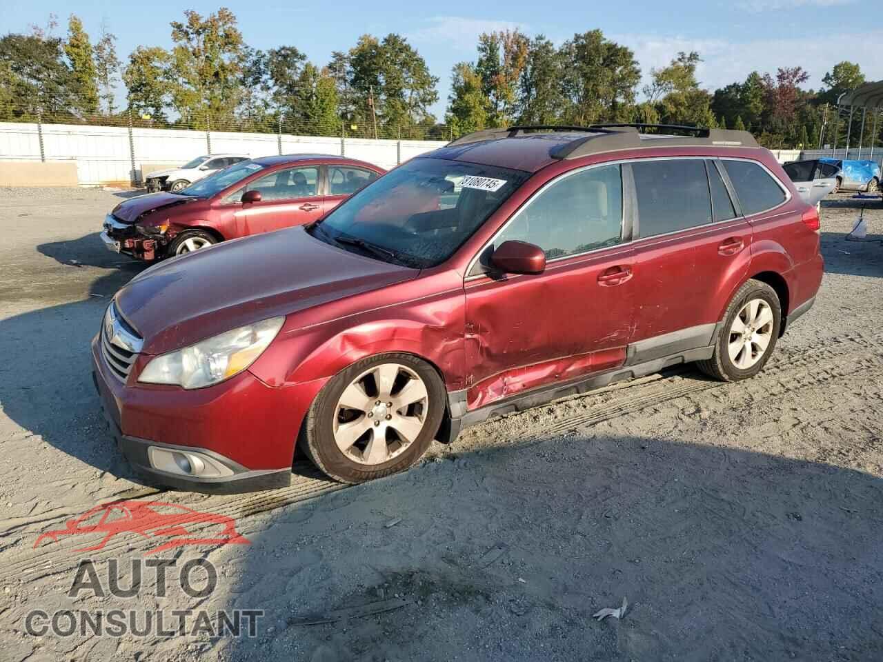 SUBARU OUTBACK 2011 - 4S4BRBCC4B3444995
