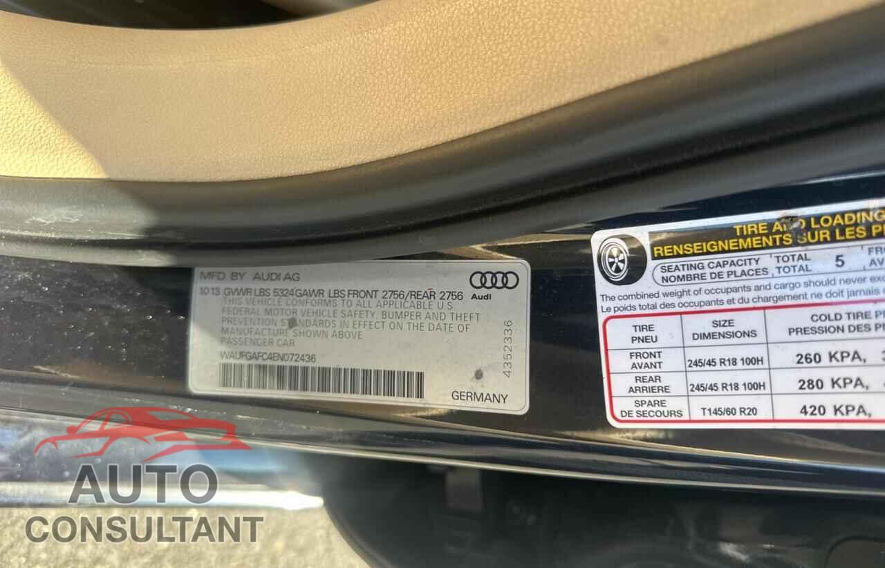 AUDI A6 2014 - WAUFGAFC4EN072436