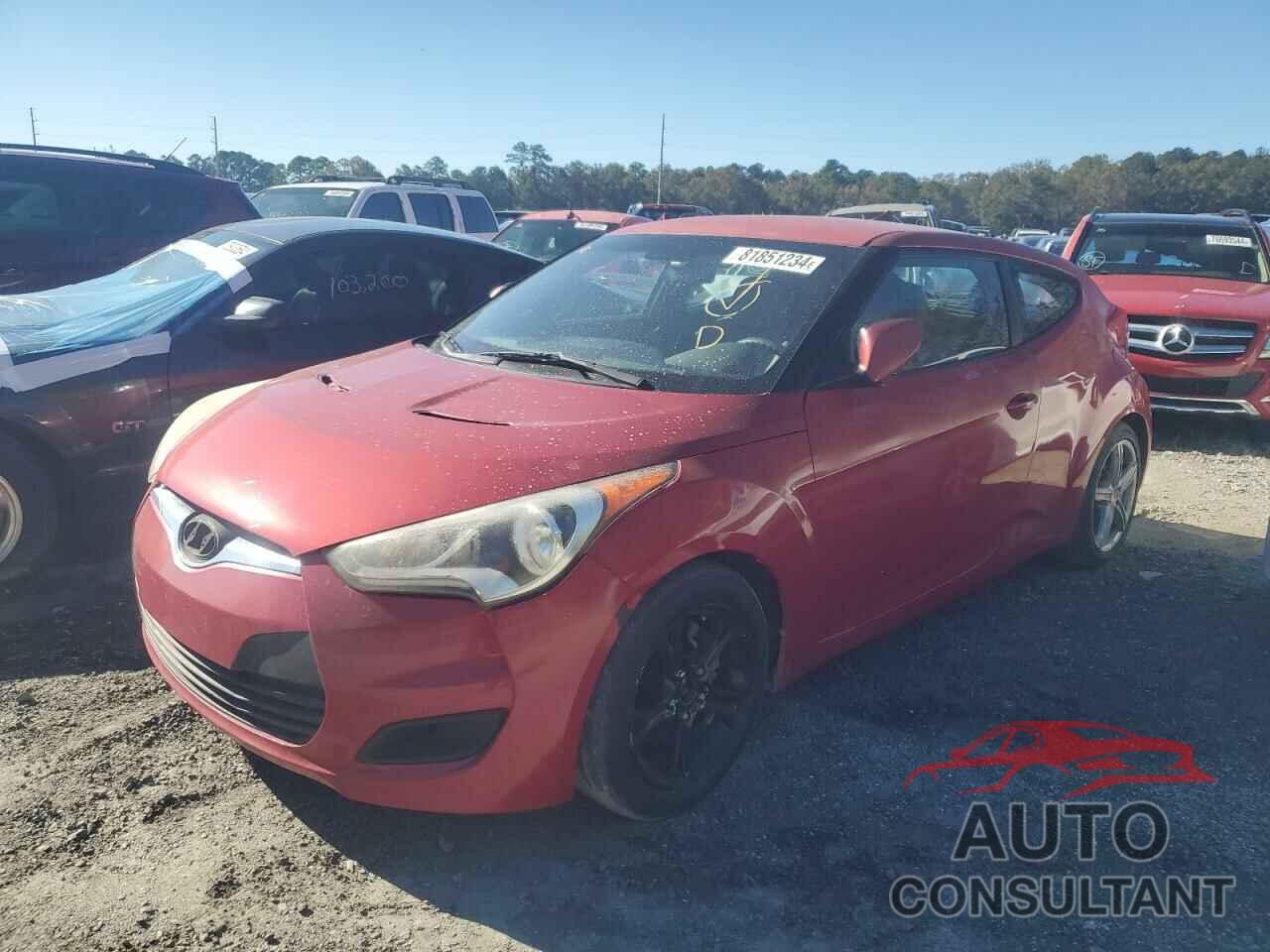 HYUNDAI VELOSTER 2012 - KMHTC6AD1CU036717