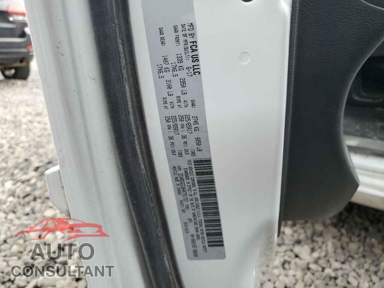 DODGE CARAVAN 2017 - 2C4RDGEG9HR791737