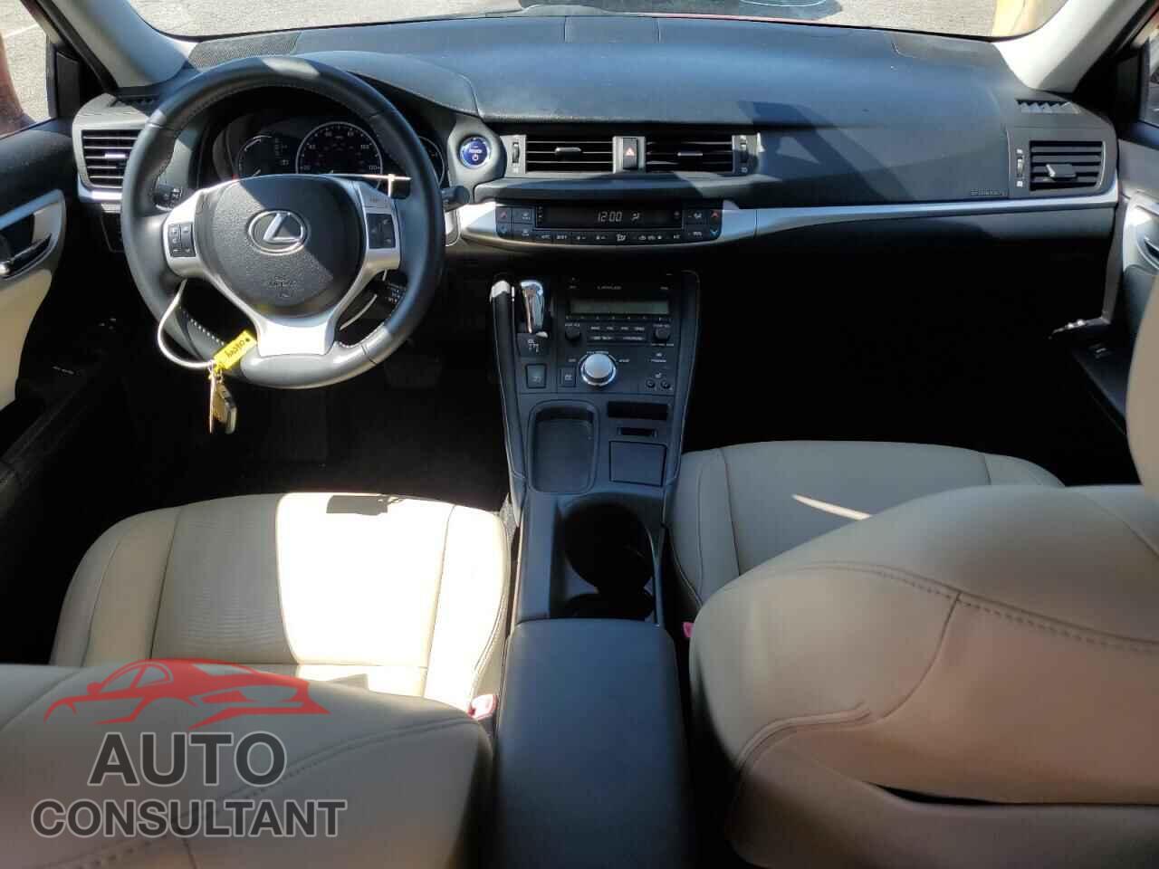 LEXUS CT 200 2011 - JTHKD5BH3B2018544
