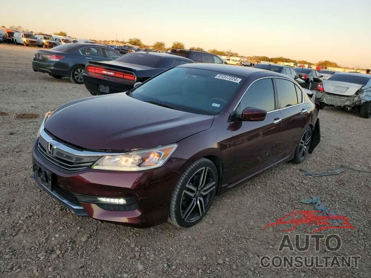 HONDA ACCORD 2017 - 1HGCR2F10HA025261